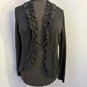 Charter Club Ruffled Sweater,Size XL